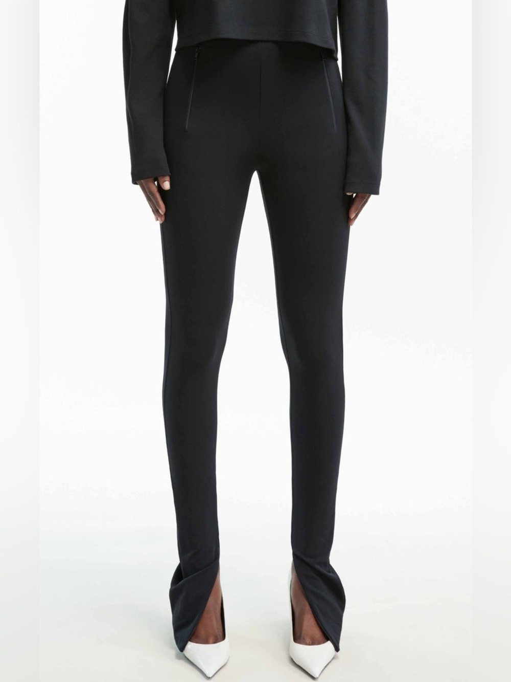 Wardrobe NYC Side Zip Legging